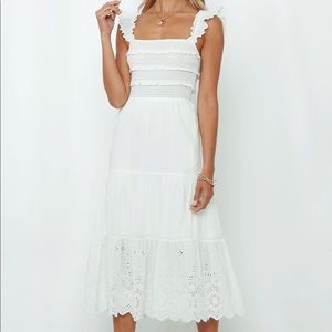 NWT Hello Molly Let Me Fall In Love Midi Dress